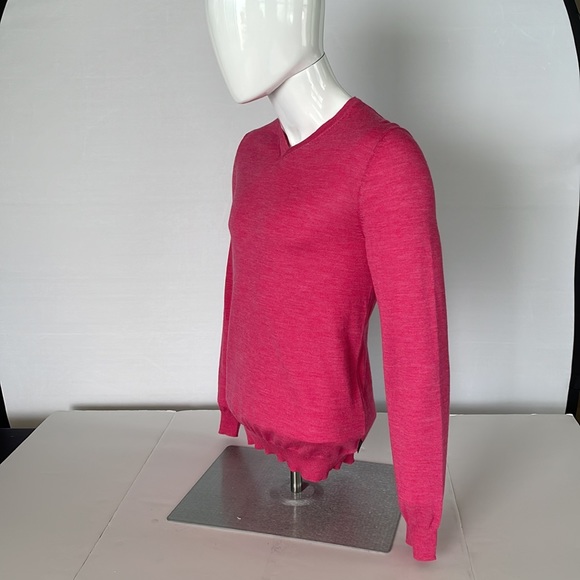 Hugo Boss Slim Fit Pink Sweater Size Large - Picture 7 of 14